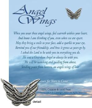 KBC Products 4036 Angel Wings - A Friendship Poem for Any Occasion