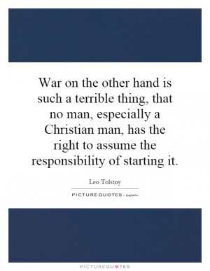 hand is such a terrible thing, that no man, especially a Christian man ...