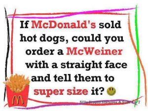 If McDonald’s sold hot dogs…
