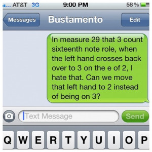 ... … More drummer talk. Lawl. #drumline #tenors (Taken with Instagram