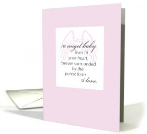 Sympathy Loss of Baby Girl, Angel Baby card (646467)