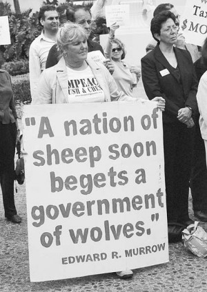 My favorite Edward Murrow quote.