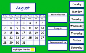 Great ideas for early elementary calendar flipcharts. Promethean board ...