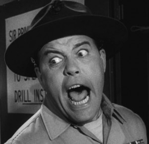 Audio (Sergeant Carter to Gomer Pyle: “I can’t hear you”)