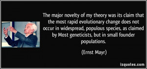 All I claimed was that when a drastic change occurs, it occurs in a ...