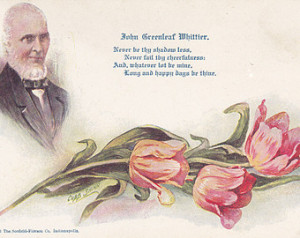 ... Be Thy Shadow Less- Cobb Shinn- Poem Quote- 1900s Postcard- Unused