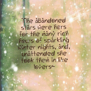 ... as beauty could be. A quote from Winter's Tale. #mark #helprin