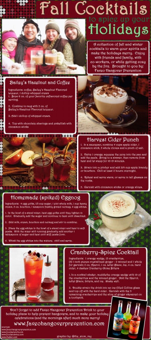 Four delish drinks for the chilly weather. Or not so chilly weather ...