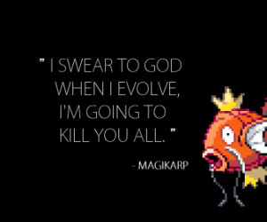 pokemon quotes magikarp quote HD Wallpaper of Cartoon & Animation