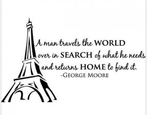 ... wall decal quote sticker Eiffel On Wall Decal Sticker Vinyl Wall Room