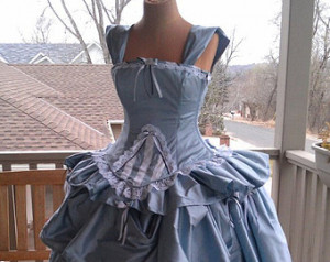 ... Fairytale Dress- Through the Looking Glass -Tim Burton-Custom to Order