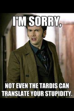 Doctor Who David Tennant Funny. Lol