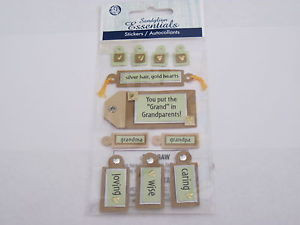 Scrapbooking-Card-Making-Stickers-Sandylion-Grandparents-Sayings-New