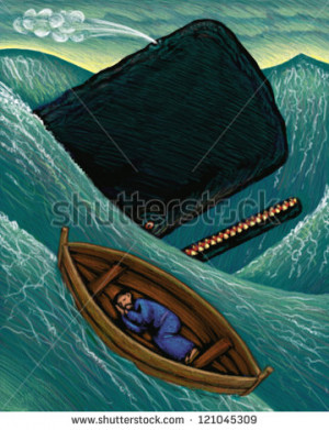 Jonah and the whale Stock Photos, Illustrations, and Vector Art
