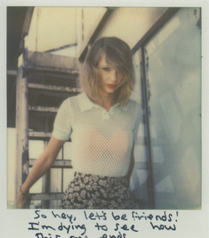 Check out all the polaroids below. Which song lyrics from Taylor’s ...
