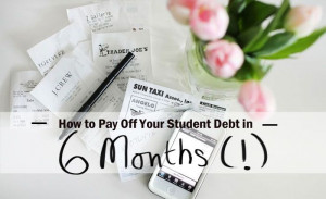 How to Pay Off Your Entire Student Debt in 6 MONTHS!Achievement Big ...