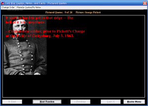 Civil War Quotes, Notes, and Facts Screenshots: