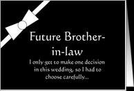 Brother Law Funny Groomsman