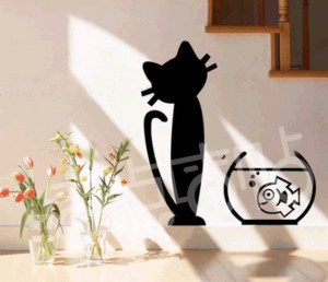 Fish-Tank-Removable-Wall-Stickers-PVC-Art-DIY-Decoration-Decals-Quotes ...