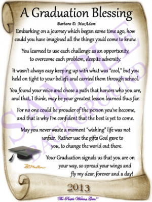 Graduation Blessing