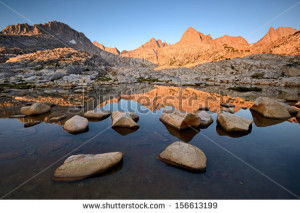 Granite Park, John Muir Wilderness, Sierra Nevada, California - stock ...