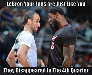 NBA Finals 2014: Lebron Can't Take The Heat