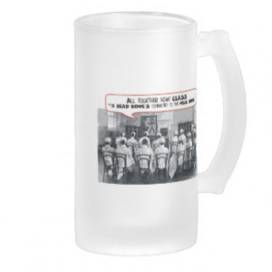 All Together Now Nursing Class Glass Beer Mugs