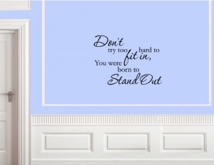 ... OUT Vinyl wall lettering stickers quotes and sayings home art decor