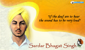 Shaheed Sardar Bhagat Singh photos, wishes, wallpapers Quotes