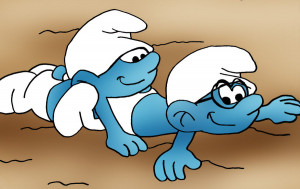Clumsy Smurf Smurfiest World