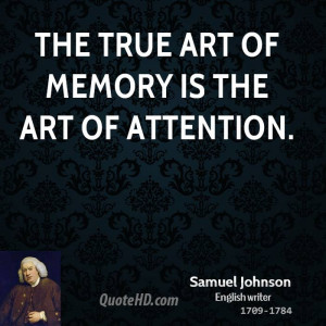 Samuel Johnson Art Quotes