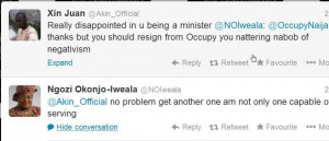 ... members walked out on okonjo iweala is a report she claims is false