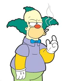 Krusty fumando