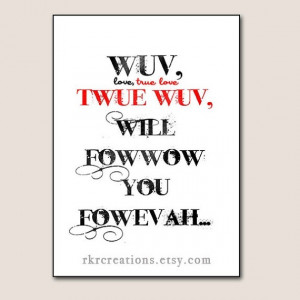 Princess Bride hopeless-romantic