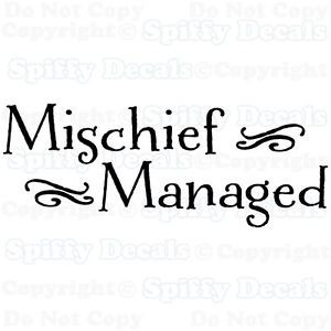MISCHIEF-MANAGED-HARRY-POTTER-QUOTE-Vinyl-Wall-Decal-Lettering-Sticker
