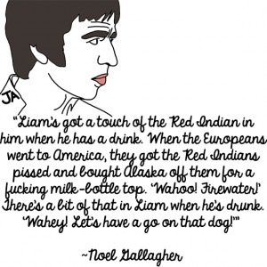 ... and Noel Gallagher Talk Shit About Each Other, In Illustrated Form