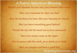 Native American Blessing | Inspiring Short Stories