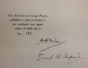 Winnie-the-Pooh, by A. A. Milne (1926)