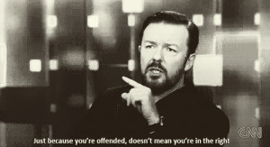 Ricky Gervais makes an extremely valid point