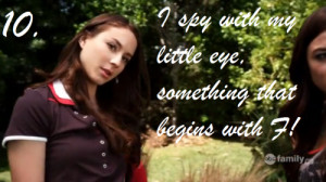 10. I spy with my little eye something that begins with F! ~Spencer ...