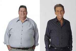 That was then and this is now... Biggest Loser winner Bob Herdsman ...
