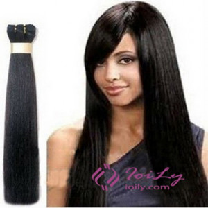 Long Straight Black Weave...