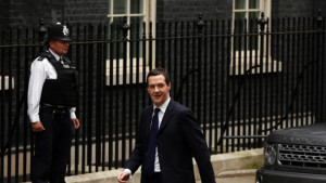 Chancellor of the Exchequer George Osborne arrives at Downing Street ...