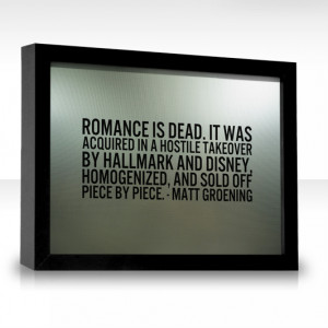 ... by Hallmark and Disney, homogenized, and sold off piece by piece