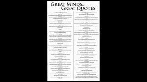 Great Minds - Great Quotes