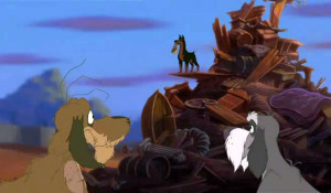 ... Tramp II video quotes - Buster rules the junkyard dogs - Disney videos