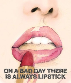 ... to be bold and flirty & pink to be soft and pretty . #badday #lipstick