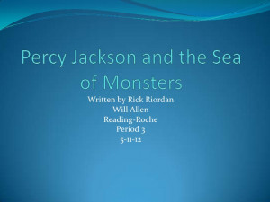 Percy jackson and the sea of monsters book report will allen reading ...