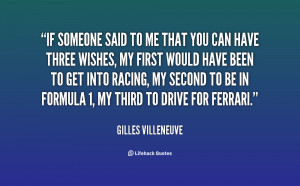 Quotes by Gilles Villeneuve