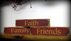 Friendship Signs And Sayings Wood signs / faith family